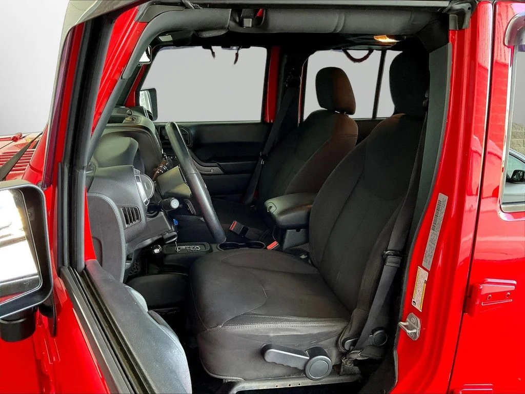 Used 2017 Red Clearcoat Jeep Unlimited Sport image 23