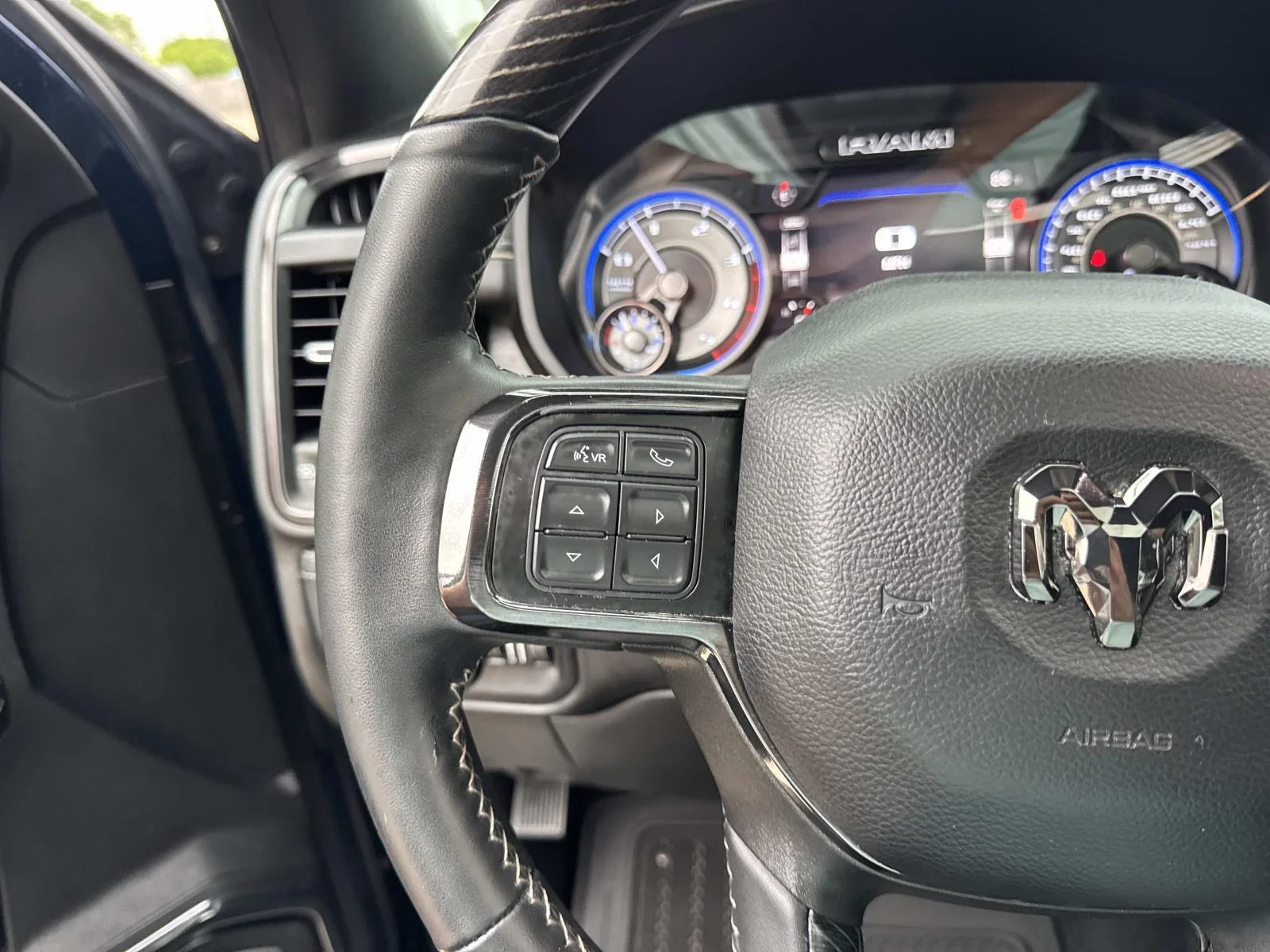 Used 2022 Patriot Blue Pearlcoat Ram Limited image 23