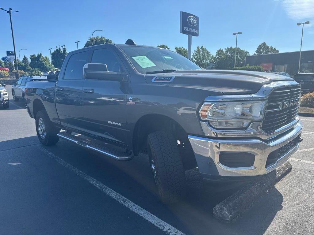 Used 2021 Granite Crystal Metallic Clearcoat Ram Big Horn image 2