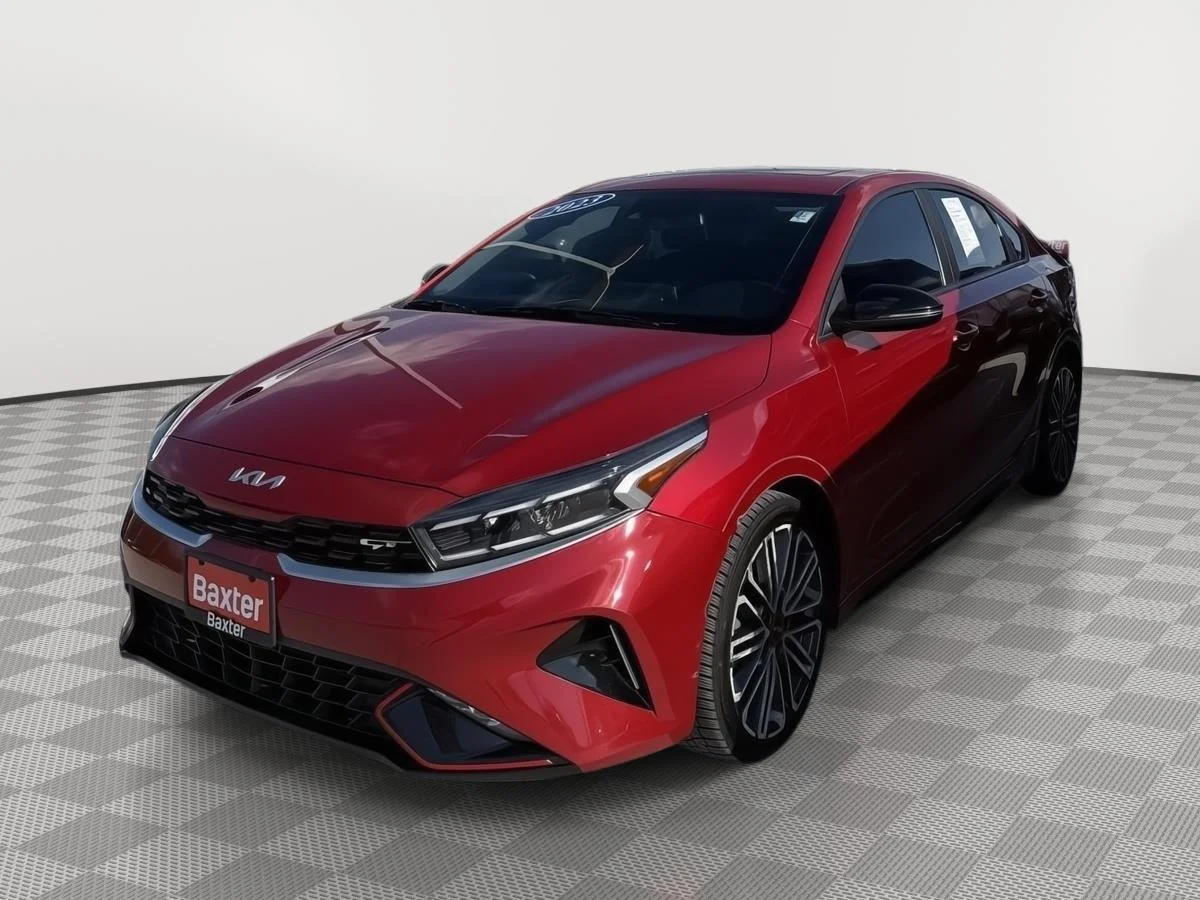 Used 2023 Currant Red Kia GT image 4