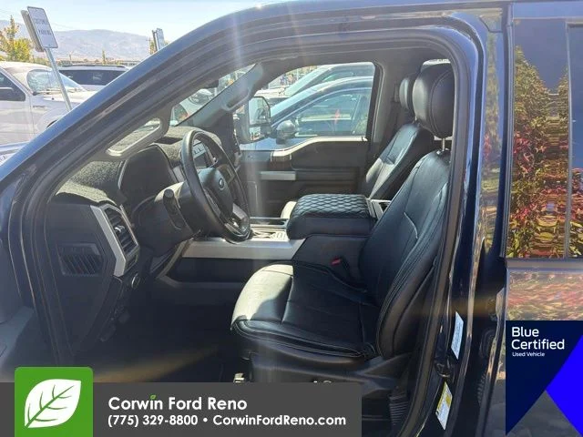 Used 2018 Blue Ford Lariat image 12