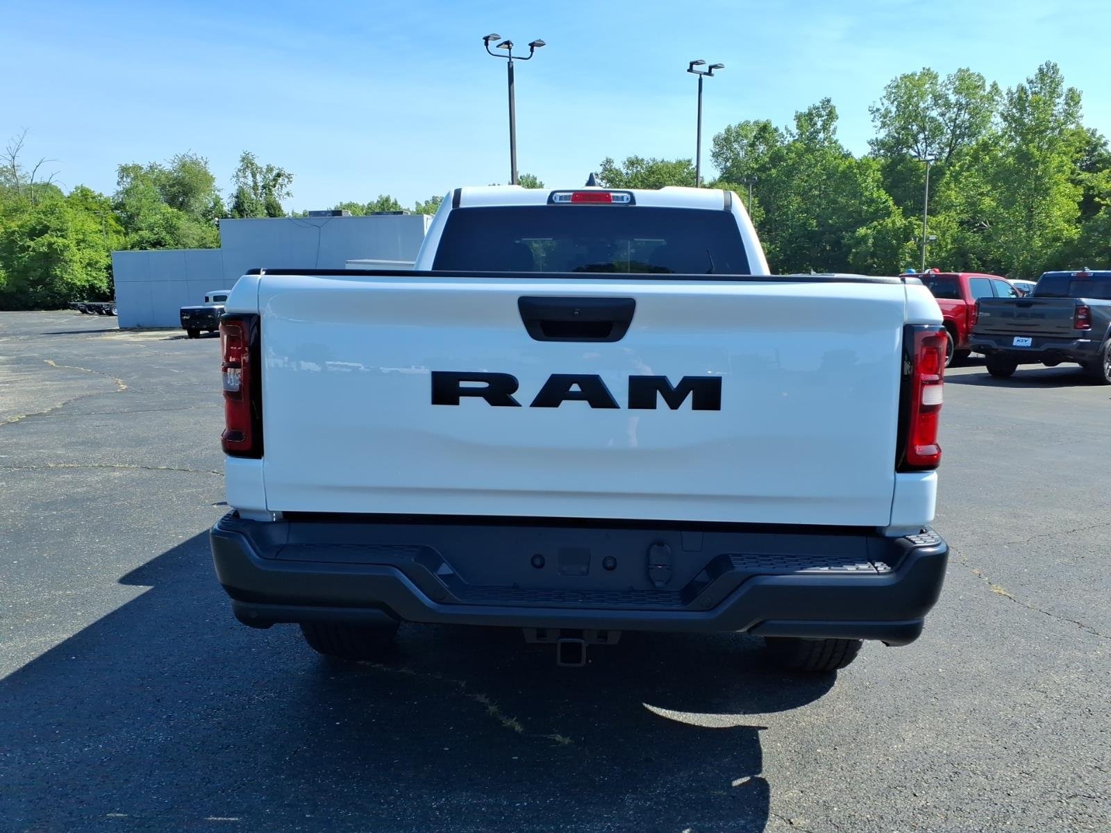New 2026 Bright White Clear-Coat Exterior Paint RAM Tradesman Quad Cab 4x2 6
