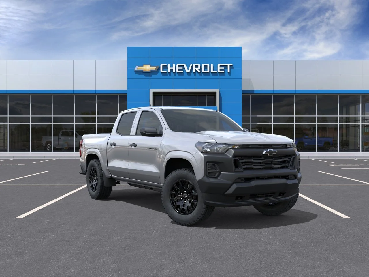 New 2026 Gray Chevrolet Work Truck image 1
