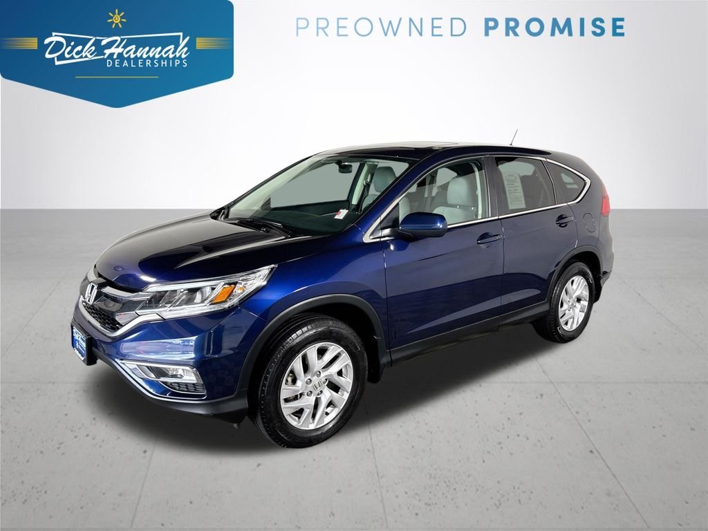 Used 2016 Obsidian Blue Pearl Honda EX image 1