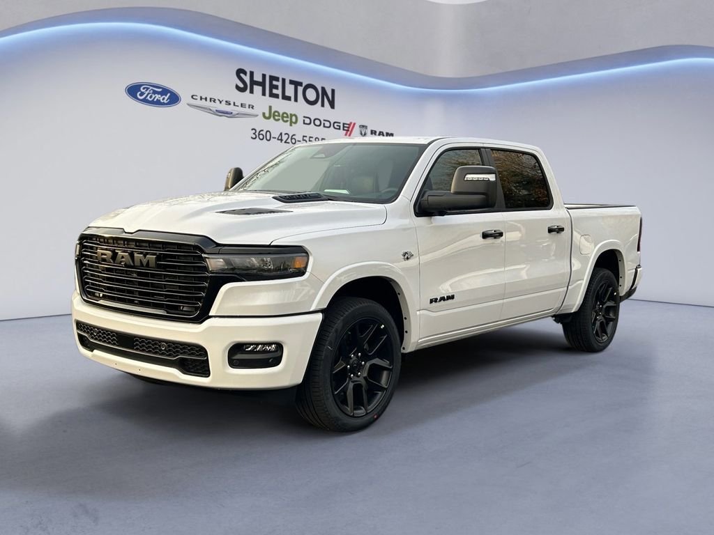 New 2026 Ivory White Tri-Coat Pearl-Coat Exterior Paint RAM Laramie image 1