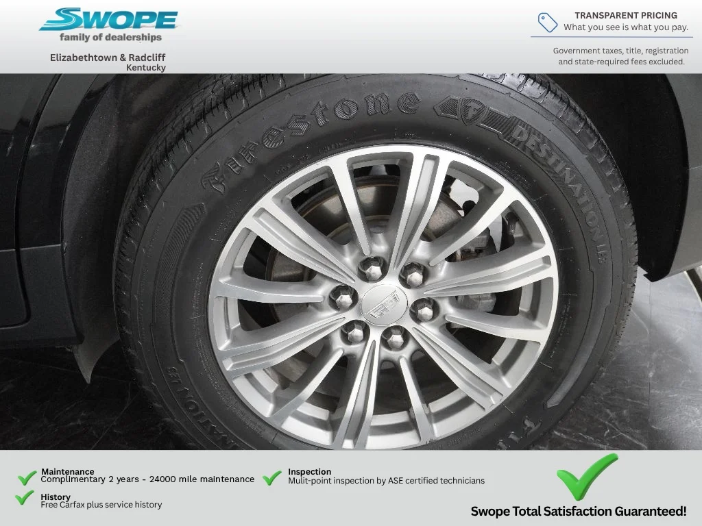 Used 2017 Stellar Black Metallic Cadillac Luxury FWD image 29