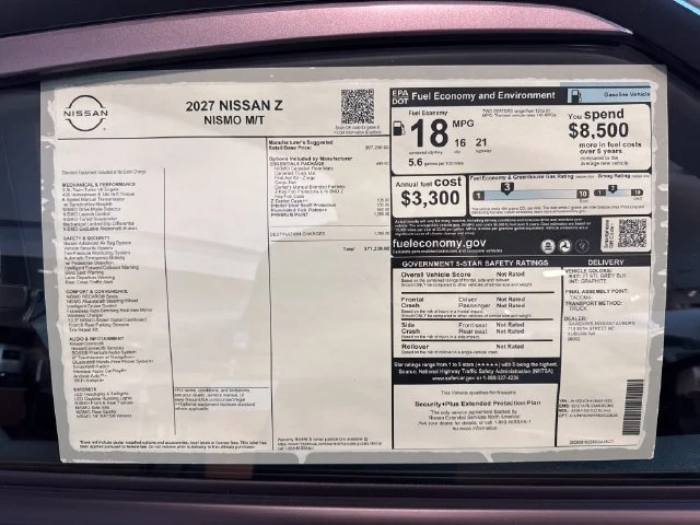 New 2027 Stealth Gray/Super Black Nissan NISMO image 10