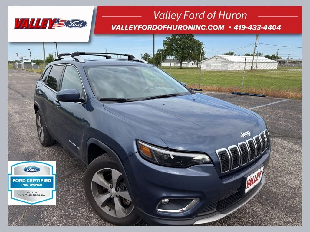 Certified Used 2020 Slate Blue Pearlcoat Jeep Limited image 1