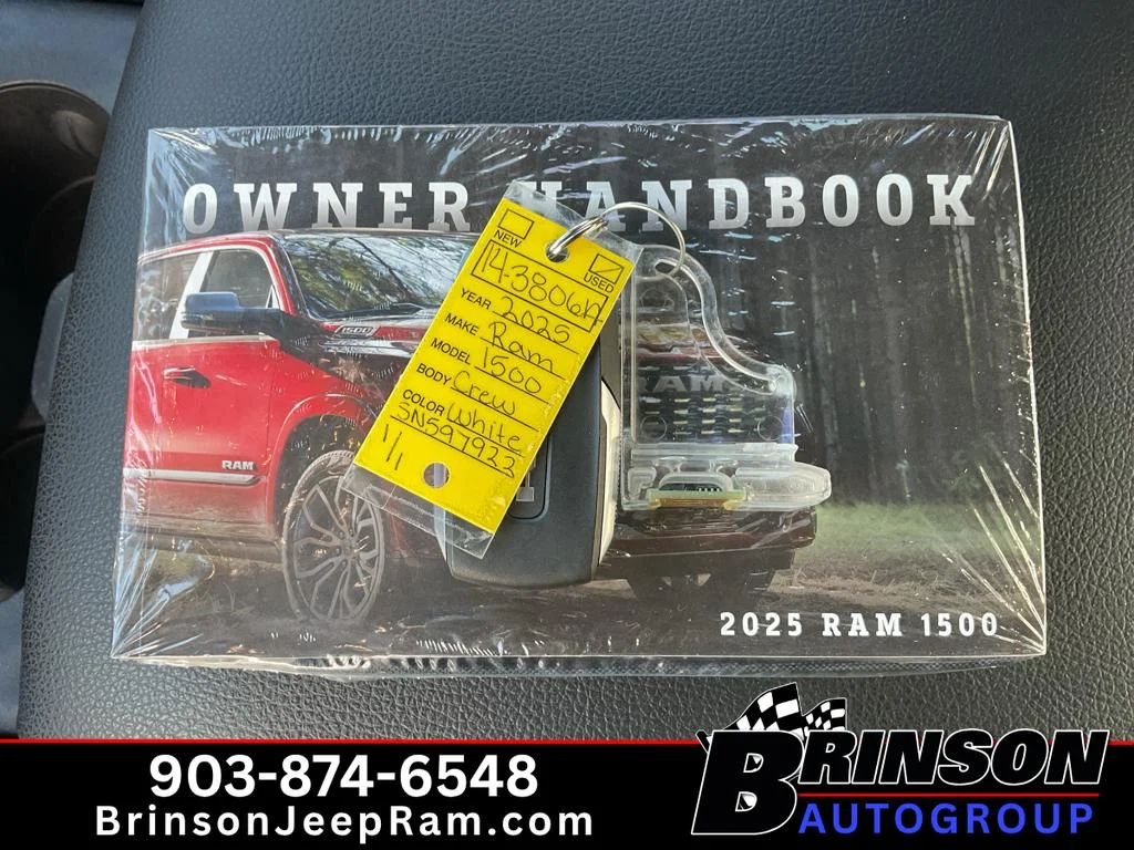 Used 2025 Bright White Clearcoat Ram Lone Star image 33