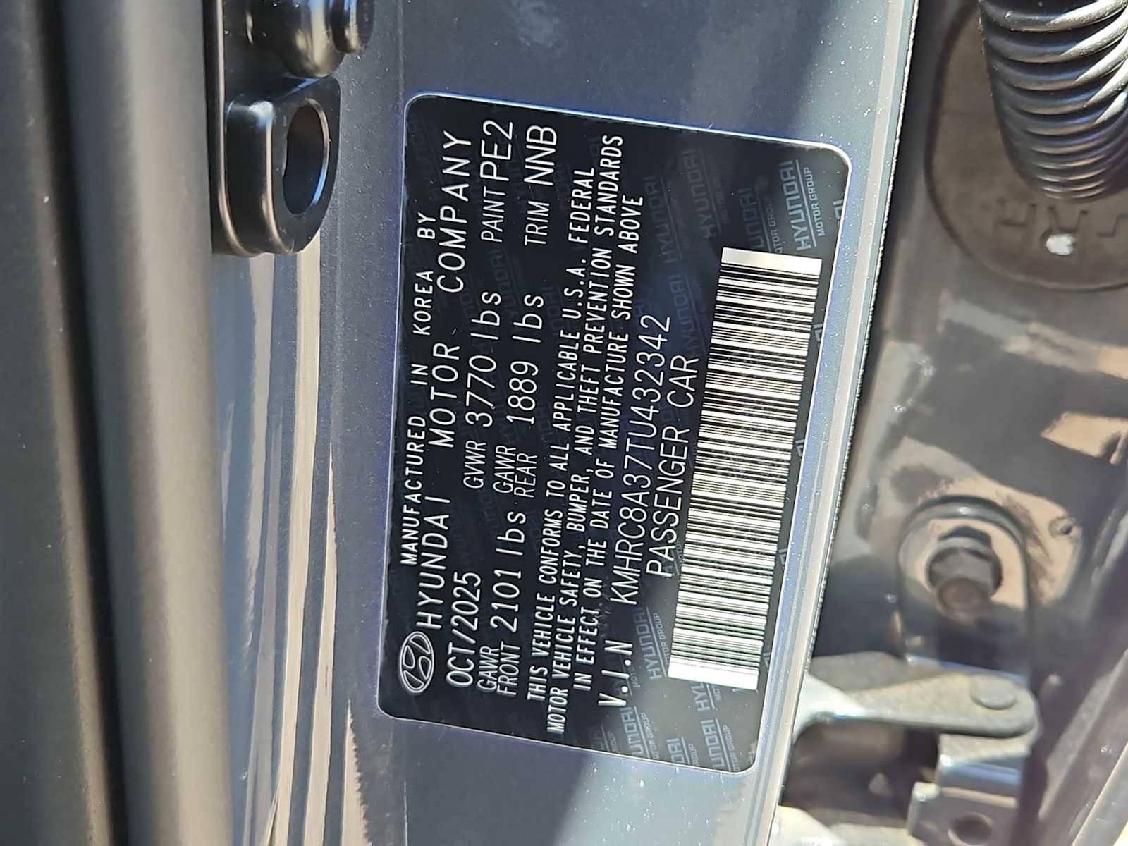 Certified Used 2026 Ecotronic Gray Hyundai SEL image 35