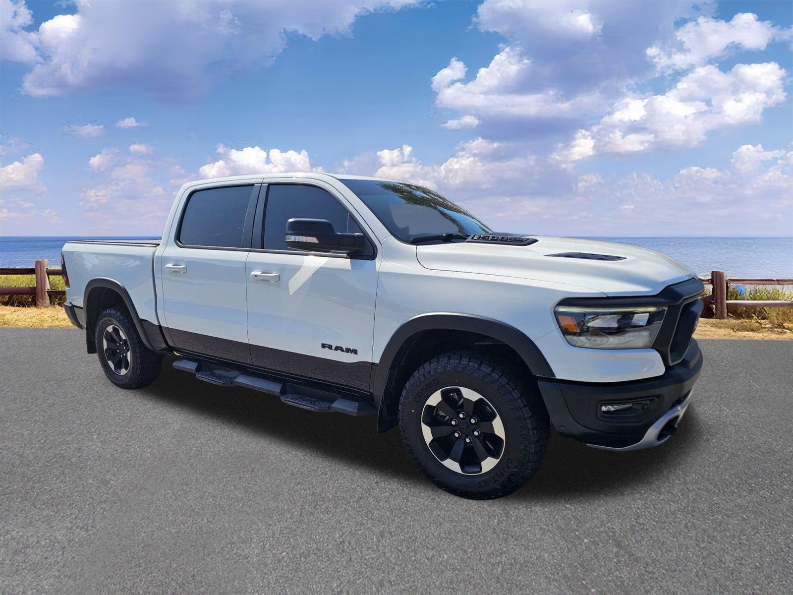 Used 2021 Bright White Clearcoat Ram Rebel image 9