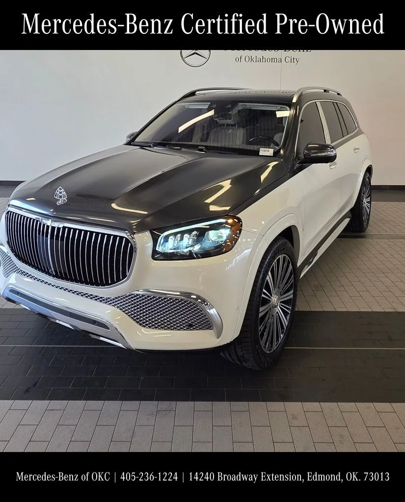 Certified Used 2023 White Mercedes-Benz Maybach GLS 600 image 1