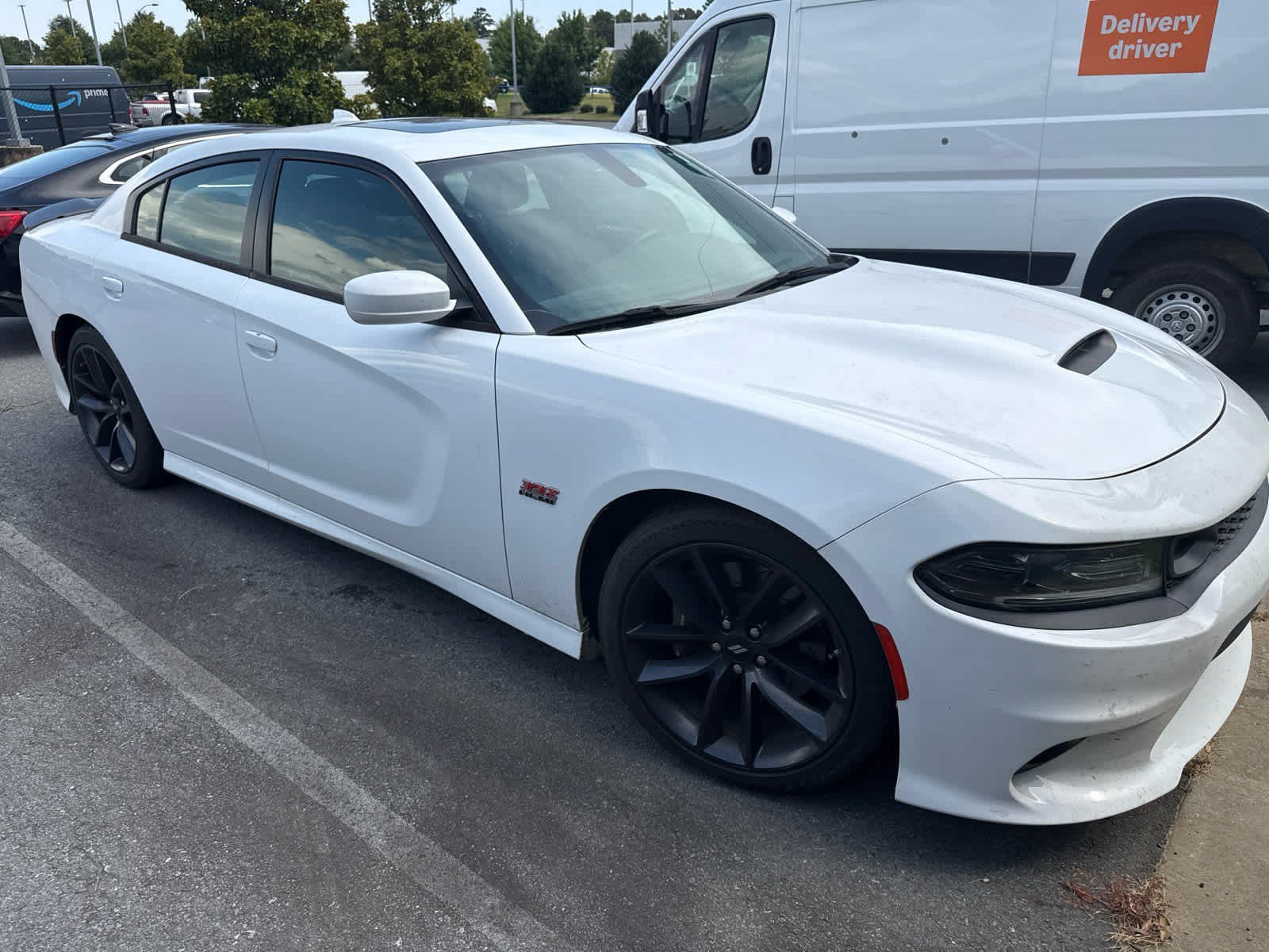 Used 2019 White Knuckle Clearcoat Dodge Scat Pack image 2