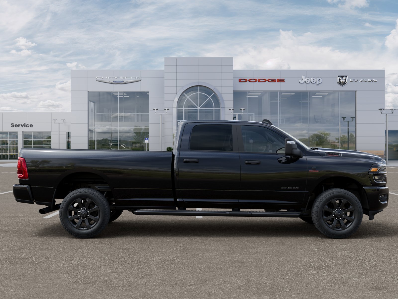 New 2026 Diamond Black Crystal Pearl-Coat Exterior Paint RAM Big Horn image 50