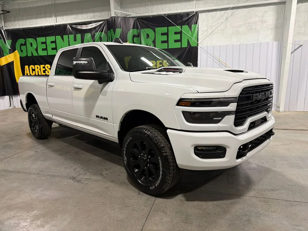 New 2026 Bright White Clear-Coat Exterior Paint RAM Laramie image 2