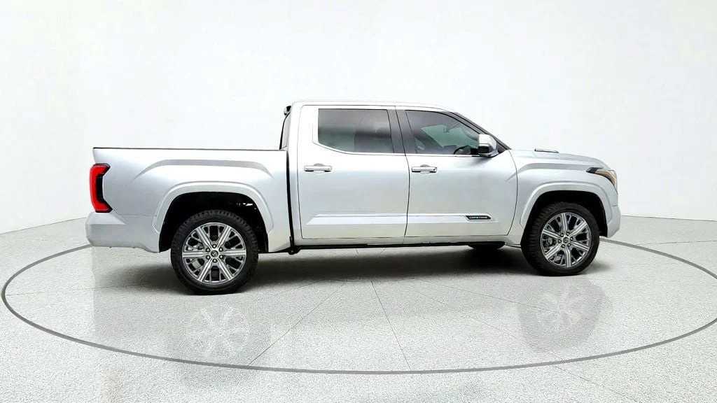 Used 2024 Celestial Silver Metallic Toyota Capstone Hybrid CrewMax 5.5