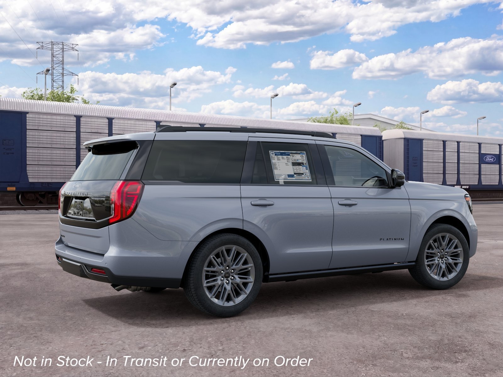 New 2027 Glacier Gray Metallic Tri-Coat Ford Platinum image 6