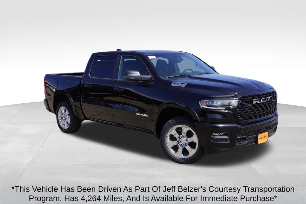 New 2026 Diamond Black Crystal Pearl-Coat Exterior Paint RAM Big Horn image 1