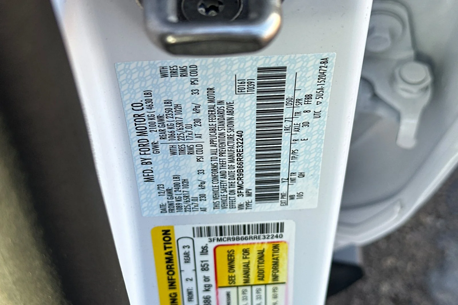 Used 2024 Oxford White Ford Big Bend image 32