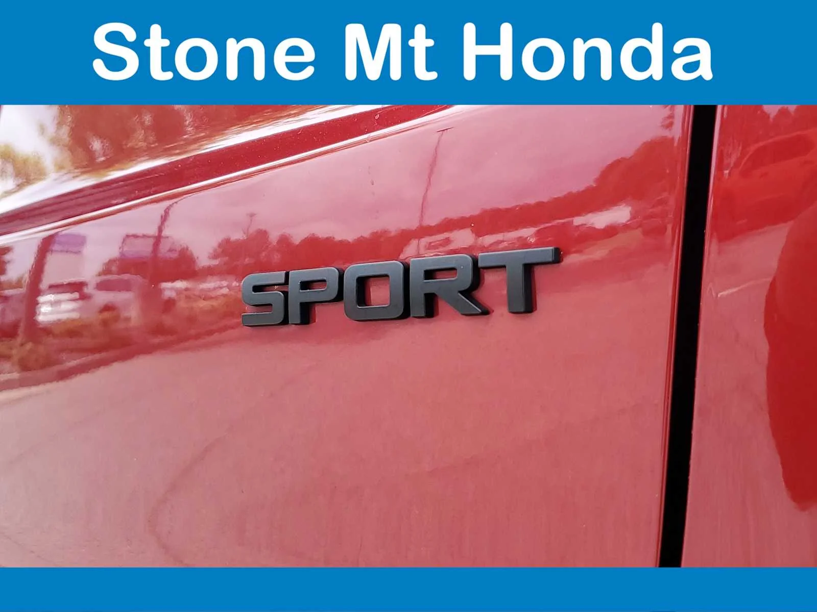 Used 2024 Radiant Red Metallic Honda Sport image 7