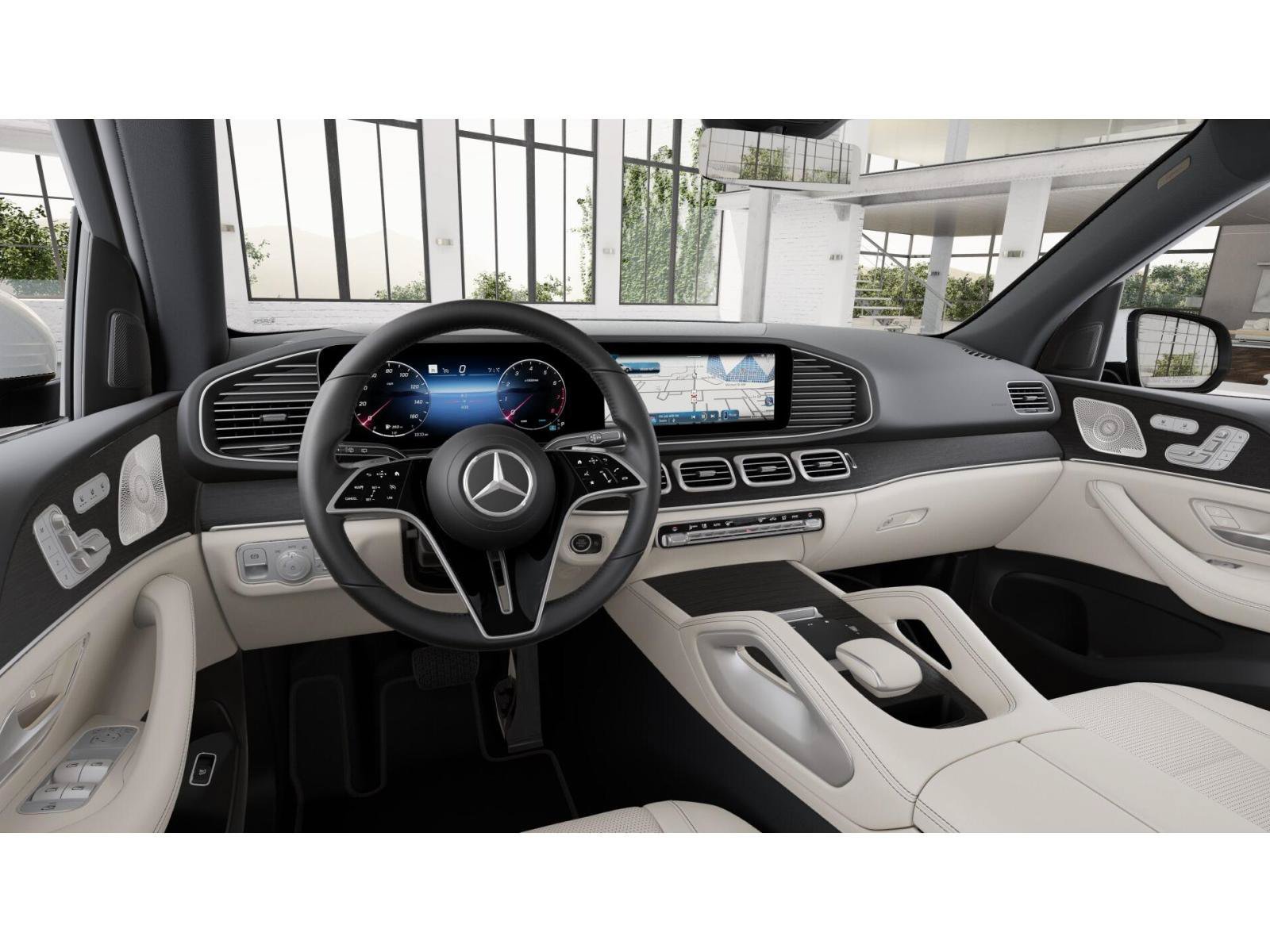 New 2026 Moonlight White Metallic Mercedes-Benz GLE 350 image 3