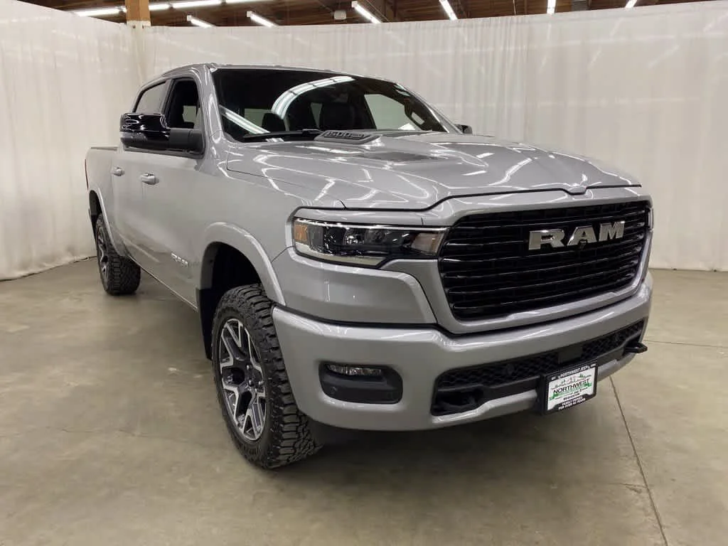 Used 2025 Billet Silver Metallic Clearcoat Ram Laramie image 8
