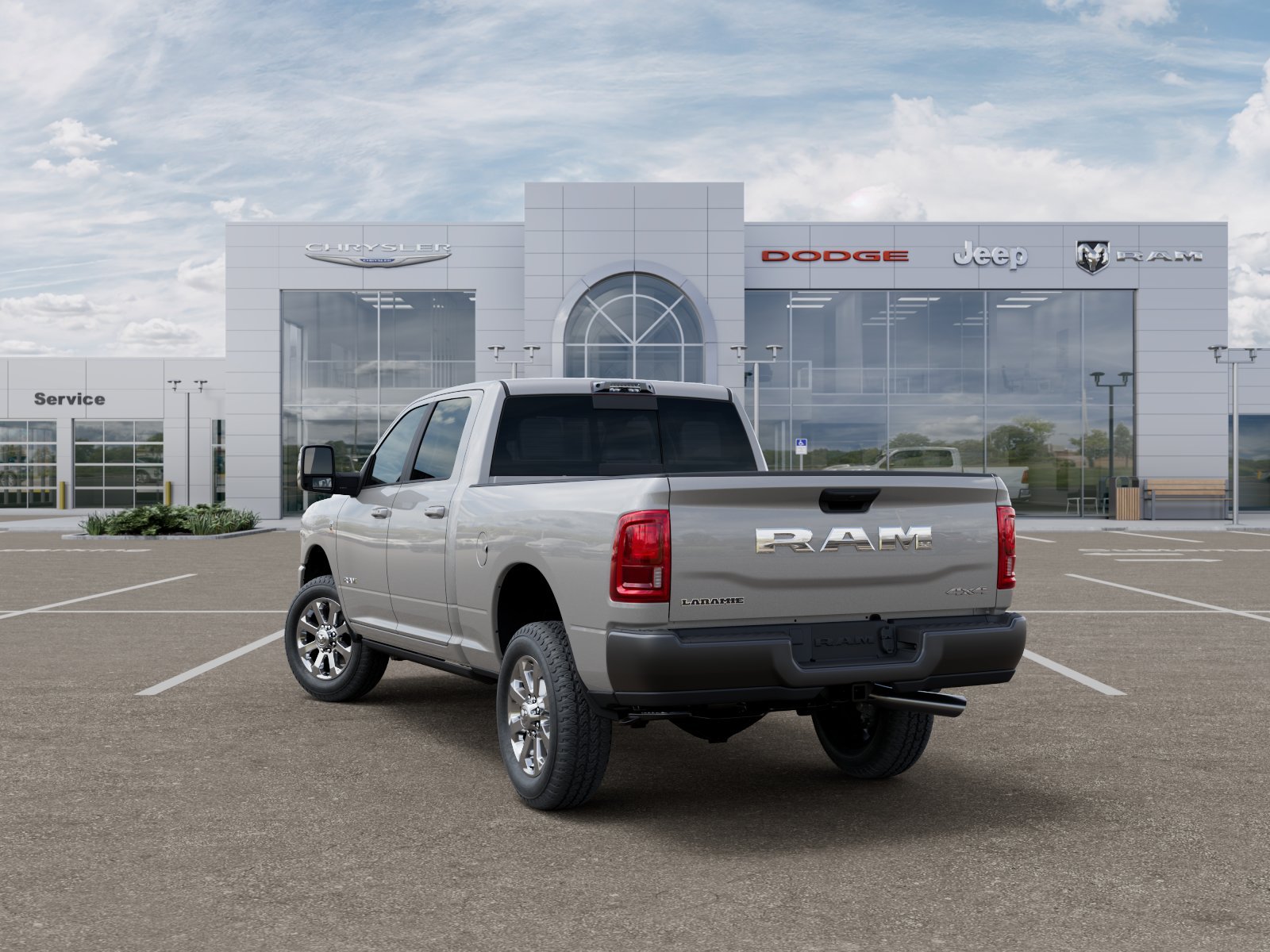 New 2026 Silver-Zynith Exterior Paint RAM Laramie image 15
