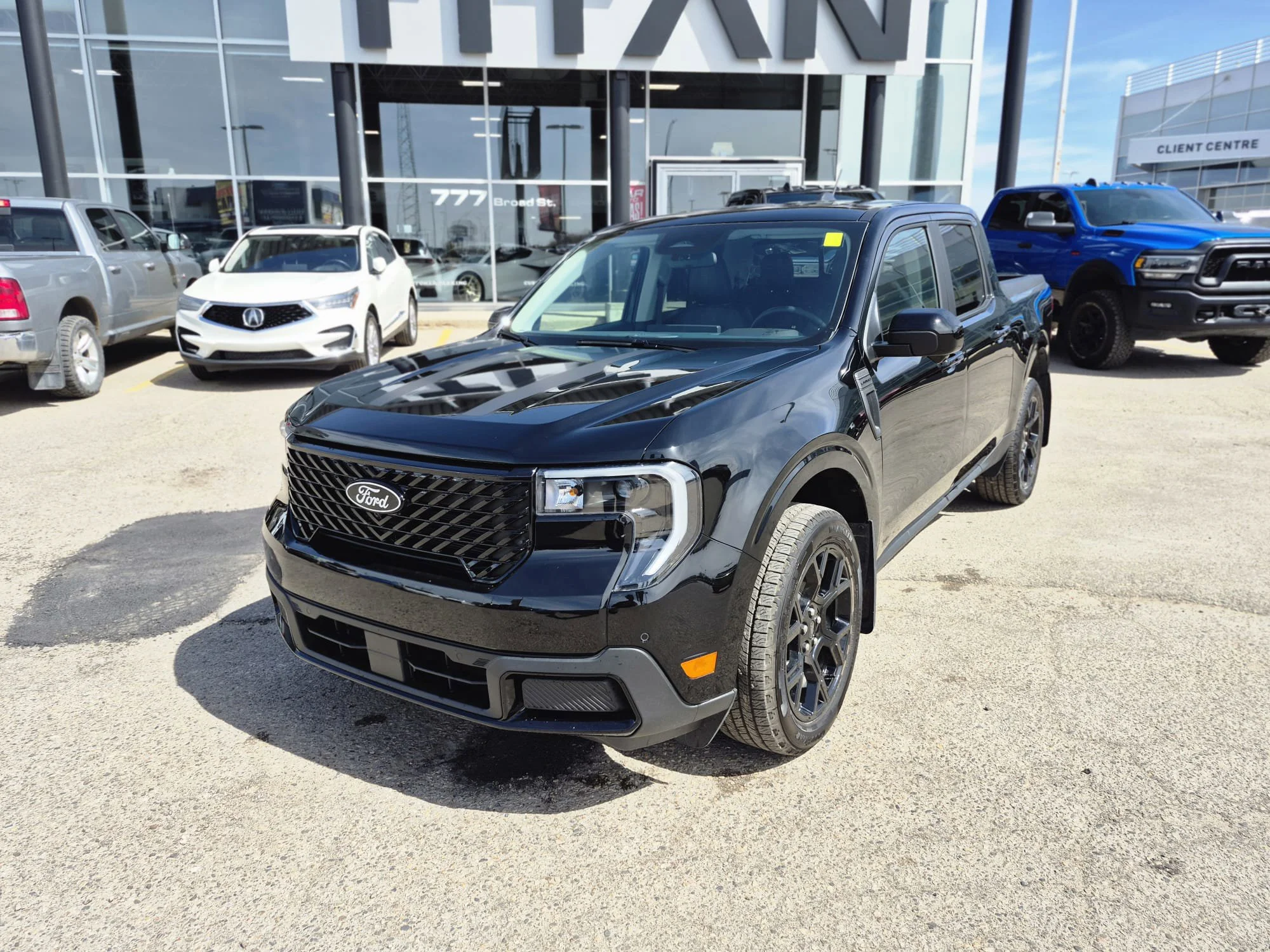 Certified Used 2025 Shadow Black Ford Lariat Hybrid AWD*Remote Start | Adaptive Cruise | Nav | 360 Cam | Htd Leather | Htd Wheel | B&O image 3