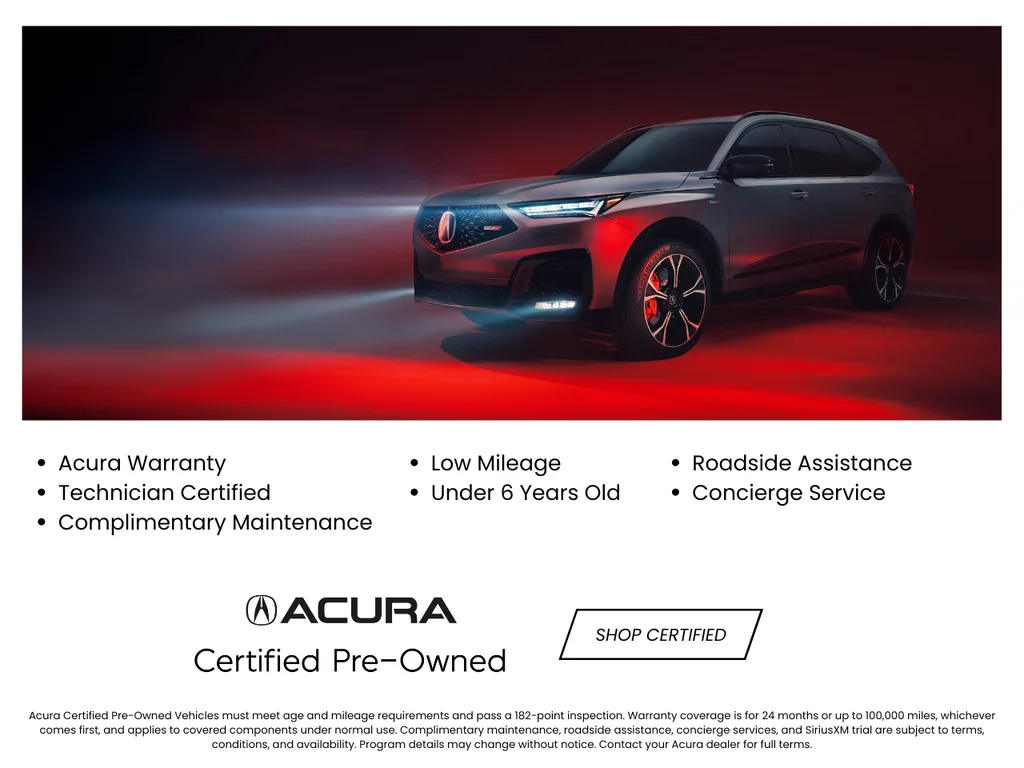 Used 2025 Platinum White Pearl Acura Technology Package image 1
