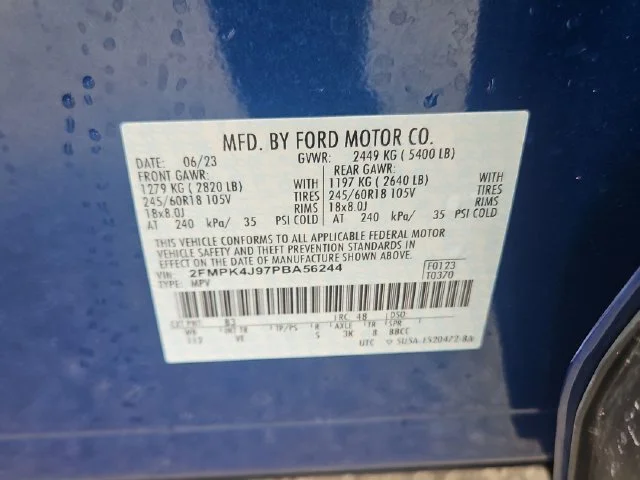 Used 2023 Blue Ford SEL image 54