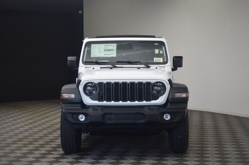 New 2026 Bright White Clear-Coat Exterior Paint Jeep Sport S image 2
