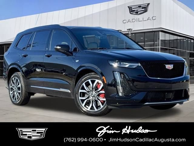 Stellar Black Metallic 2025 Cadillac XT6 Sport AWD SUV / Crossover Four-Wheel Drive