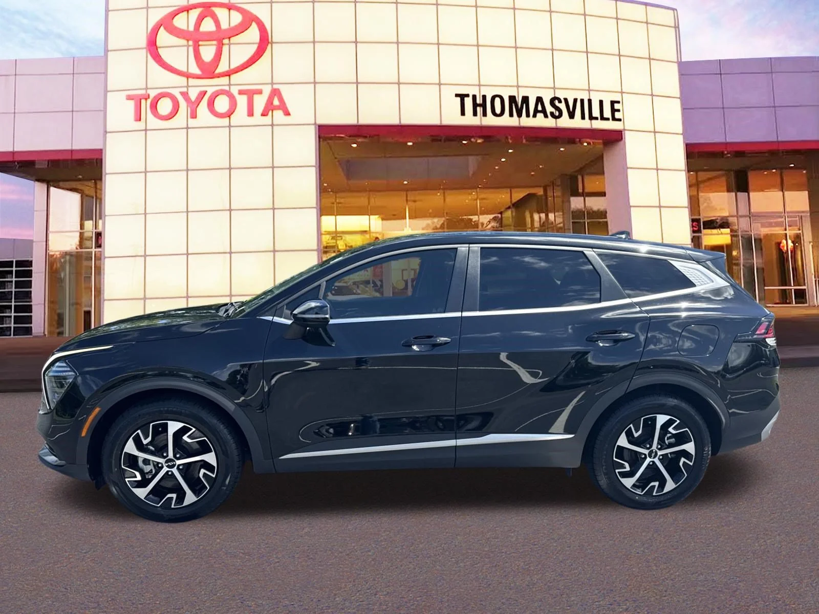 Used 2025 Ebony Black Kia EX image 8