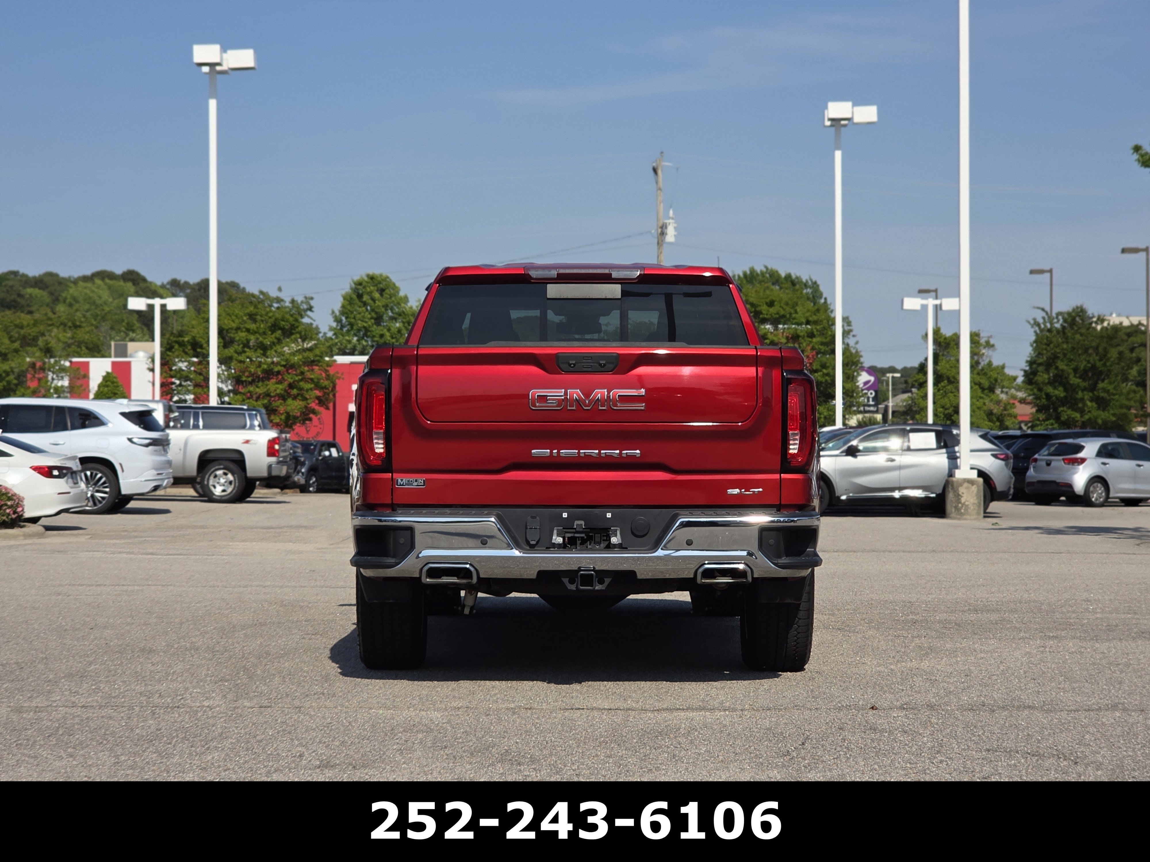 Used 2023 Volcanic Red Tintcoat GMC SLT image 6
