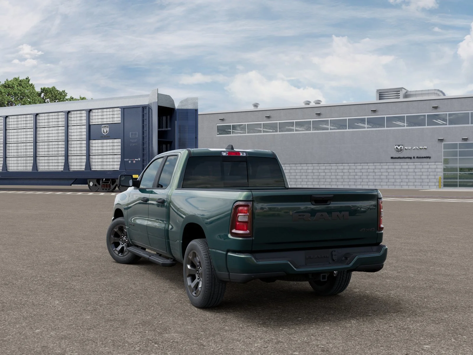 New 2026 Serrano-Green Metallic Exterior Paint RAM Express image 3