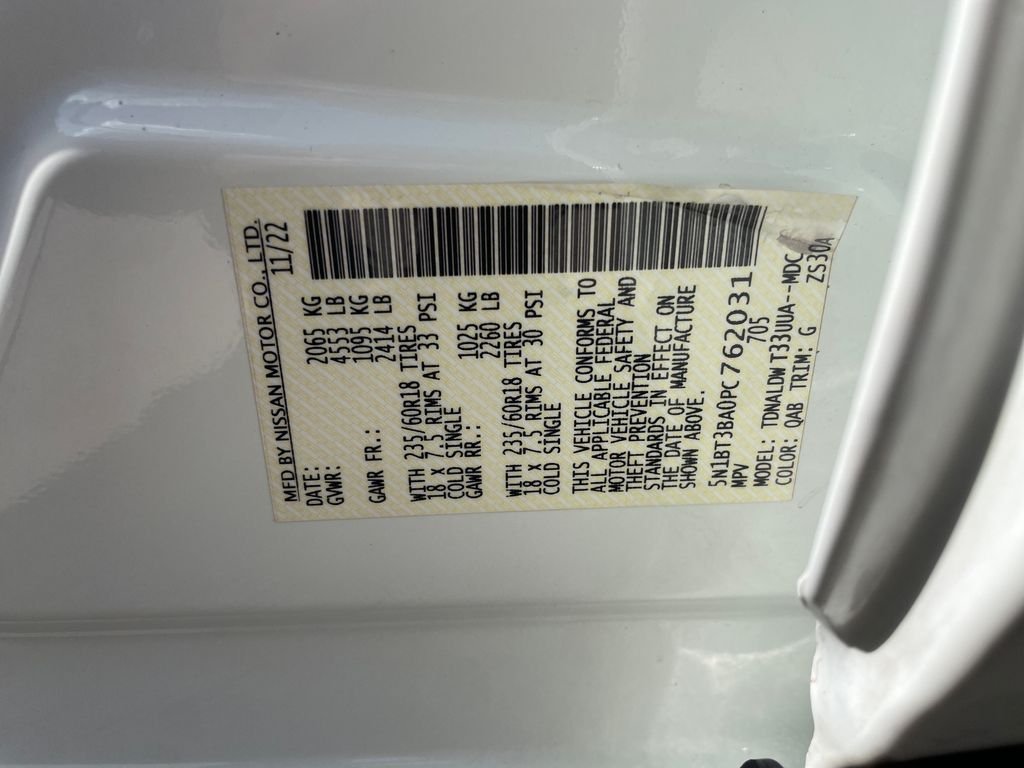 Used 2023 White Nissan SV image 30