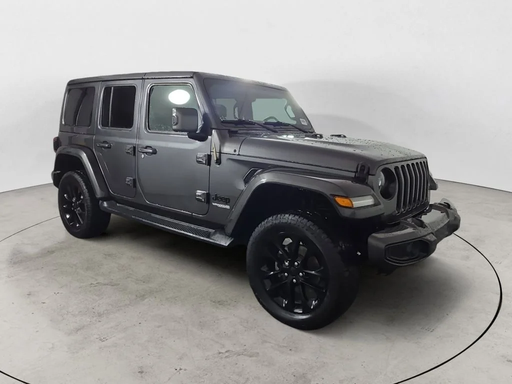 Used 2021 Gray Jeep Unlimited Sahara High Altitude image 7
