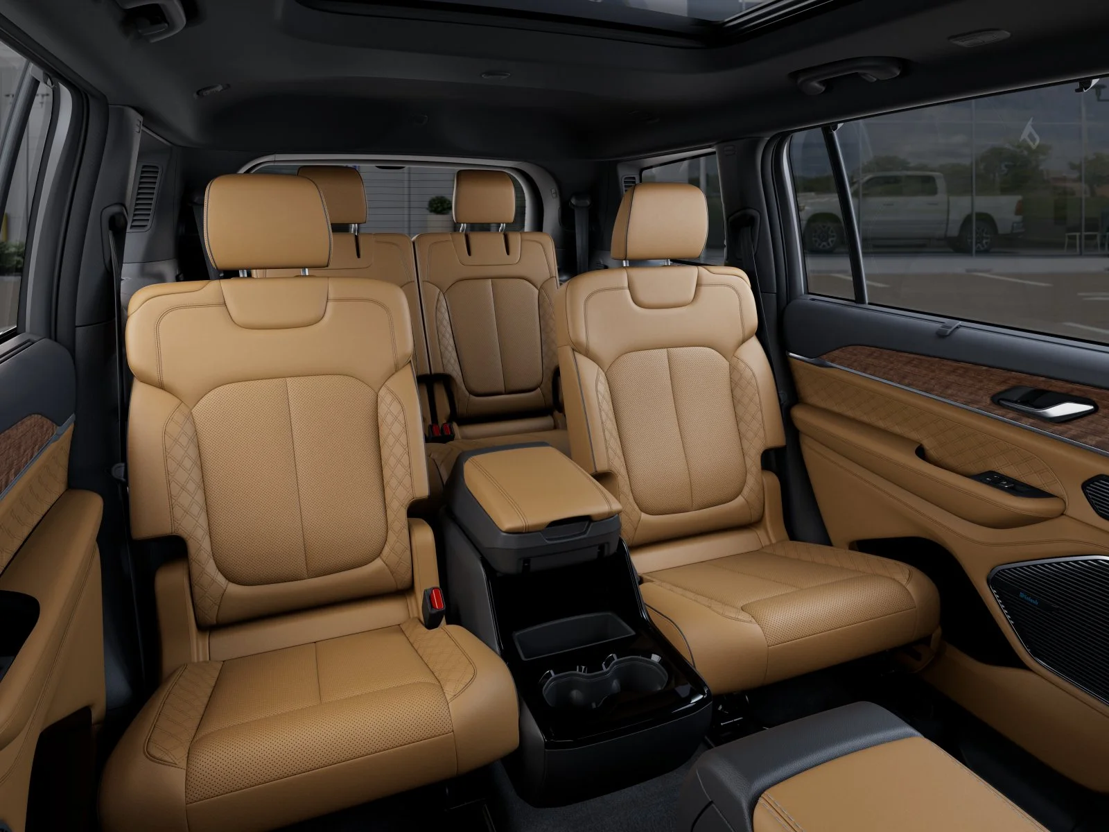 New 2025 Diamond Black Crystal Pearl-Coat Exterior Paint Jeep Summit image 90