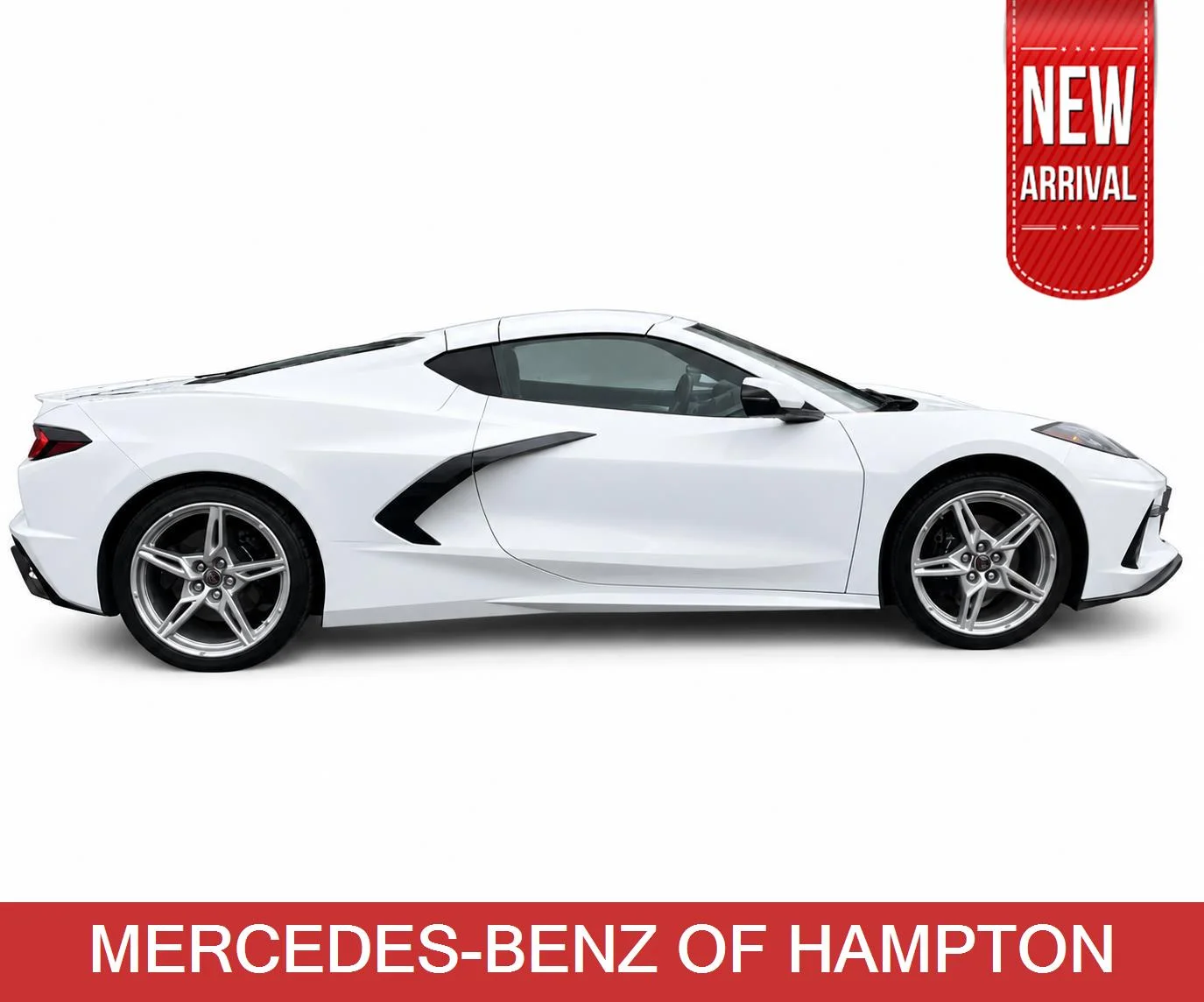Used 2022 ARCTIC WHITE CHEVROLET STINGRAY image 1
