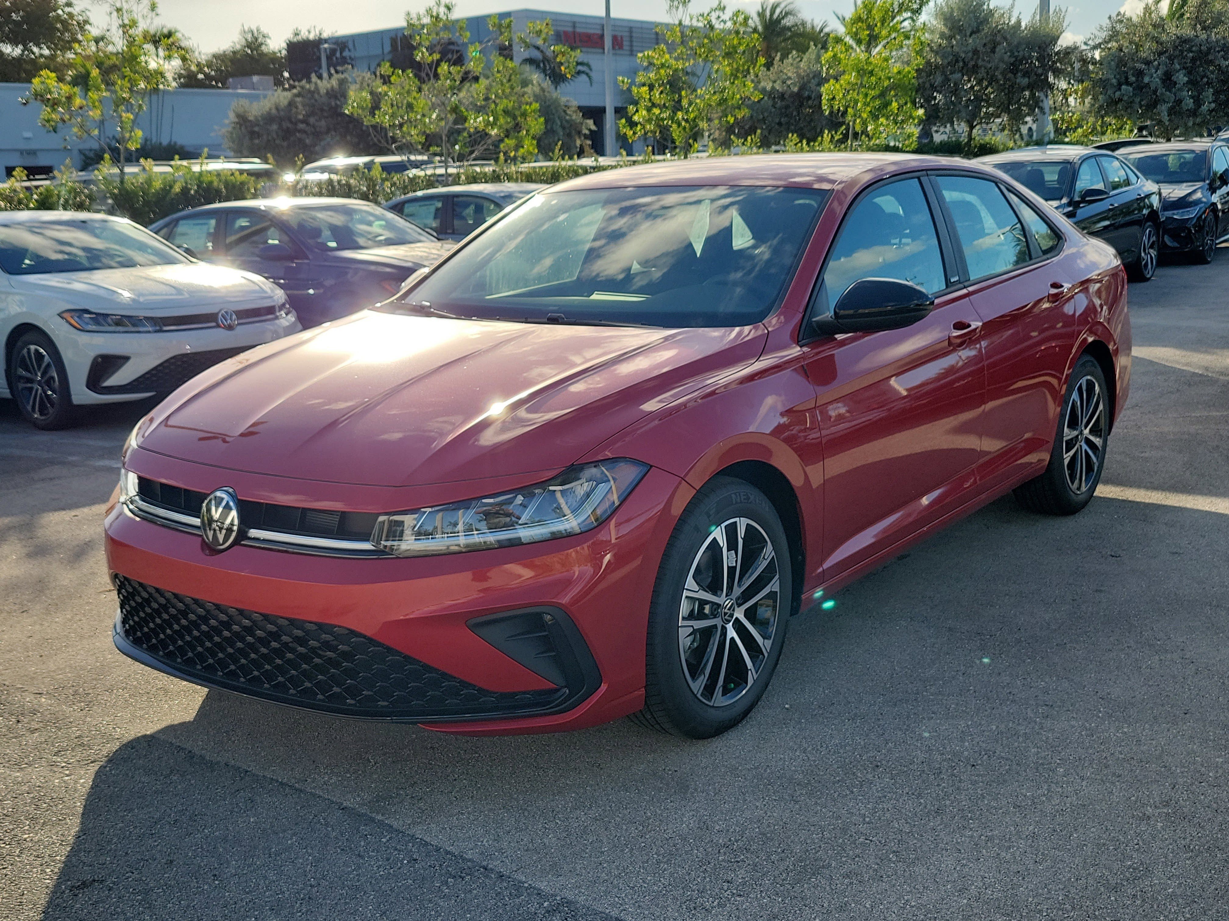 New 2026 Red Volkswagen 1.5T Sport image 3