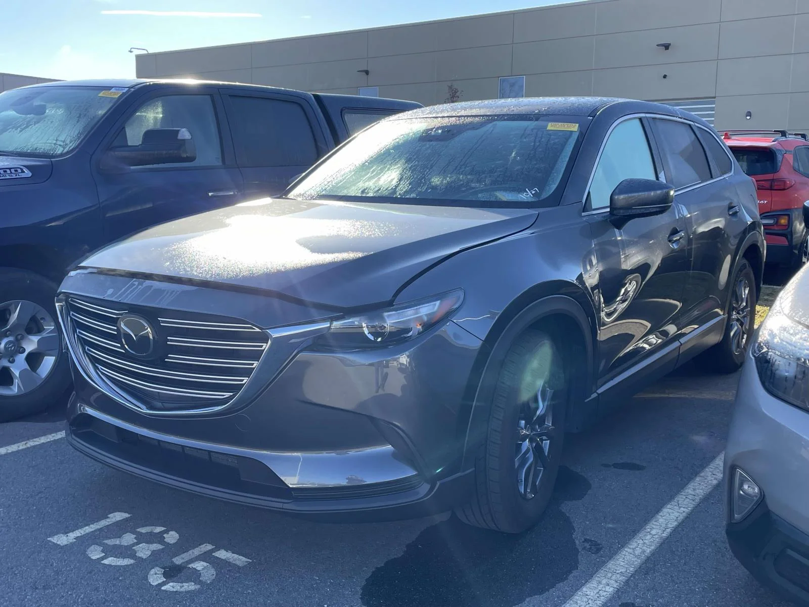 Used 2022 Machine Gray Metallic Mazda Touring image 2