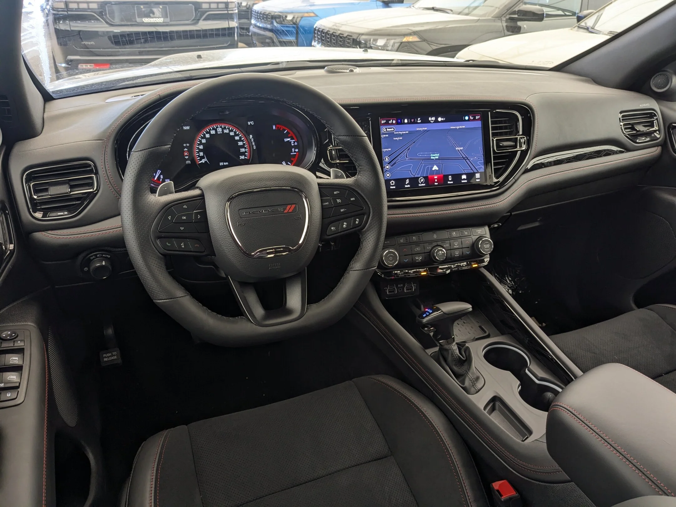 New 2026 Black Dodge GT Plus - - AWD - Ventilated Seats - Trailer Brake Ctrl - 2nd Row Heated Seats & More! image 25