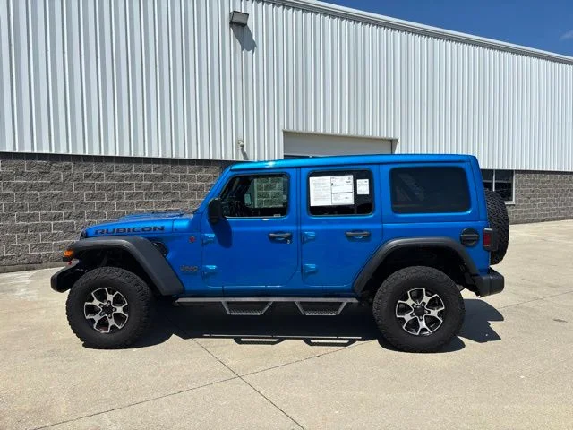 Certified Used 2022 Hydro Blue Pearlcoat Jeep Unlimited Rubicon image 10