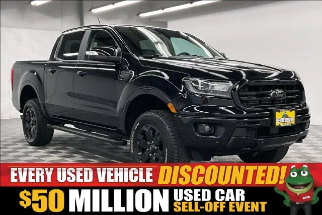 Used 2021 Shadow Black Metallic Ford Lariat image 1