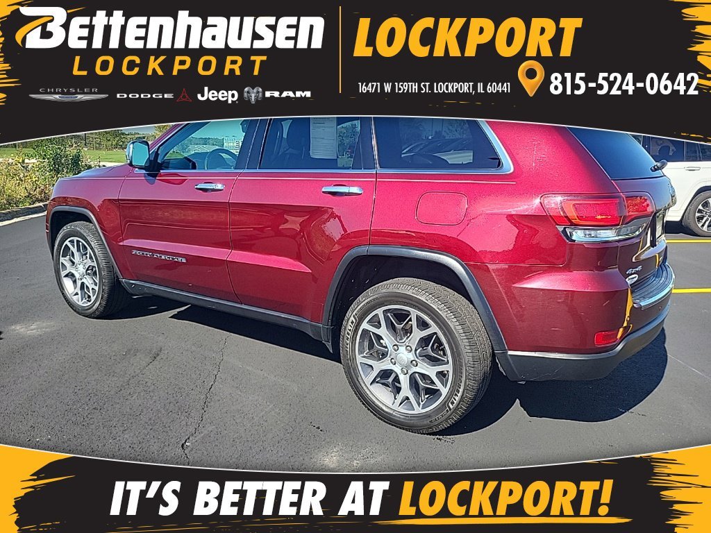 Certified Used 2021 Red Jeep Limited image 3