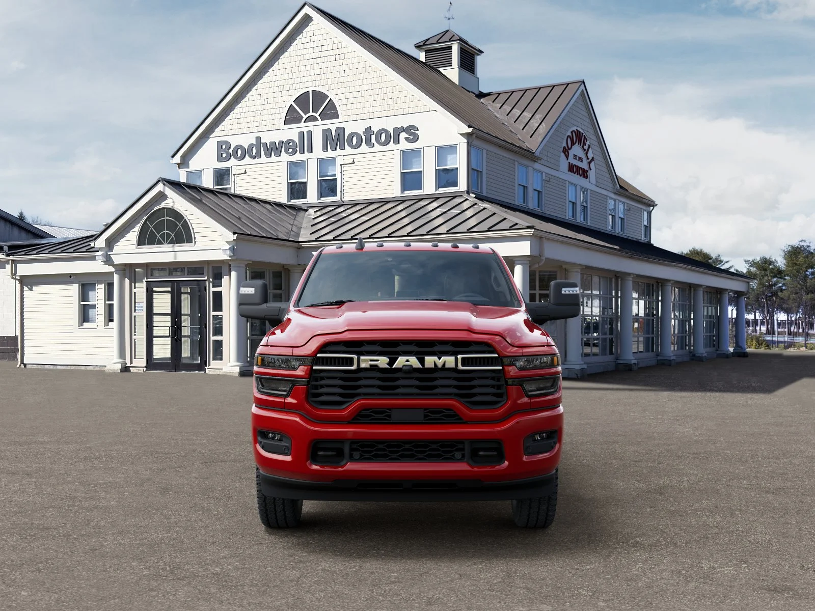 New 2026 Flame Red Clearcoat RAM Big Horn Crew Cab 4x4 6