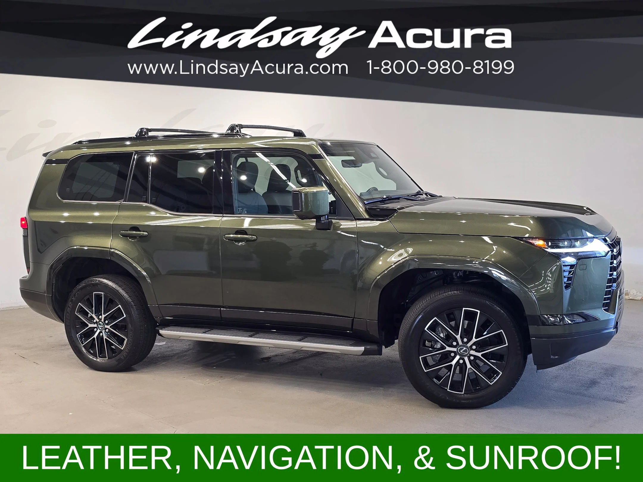 Used 2024 Nori Green Pearl Lexus 550 Premium+ image 3