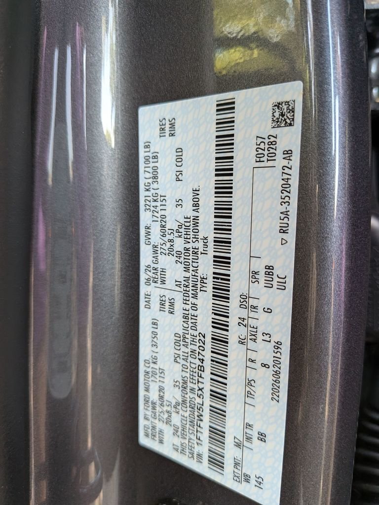 New 2026 Carbonized Gray Metallic Ford Lariat® image 30