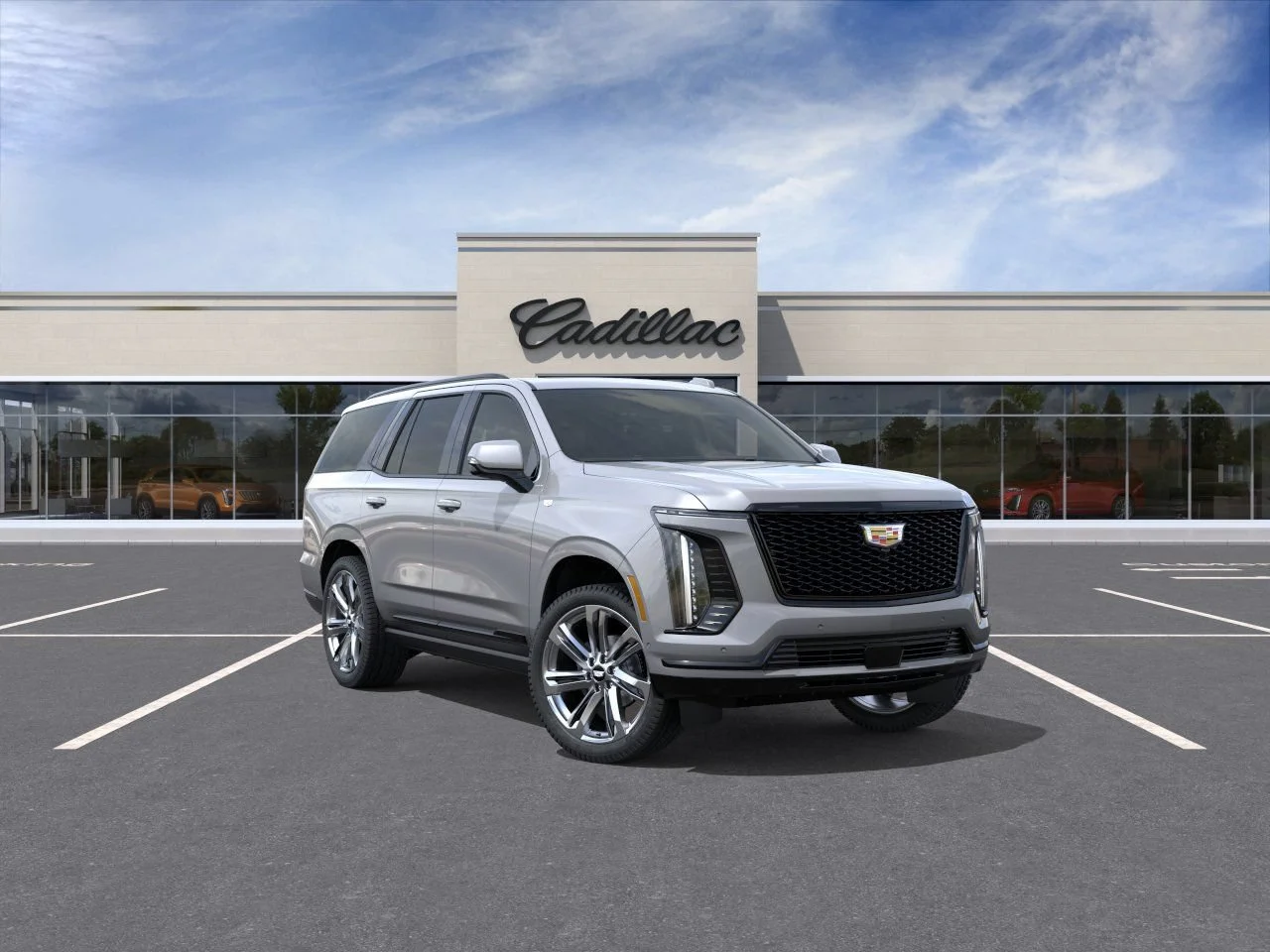 New 2026 Argent Silver Metallic Cadillac Sport image 1