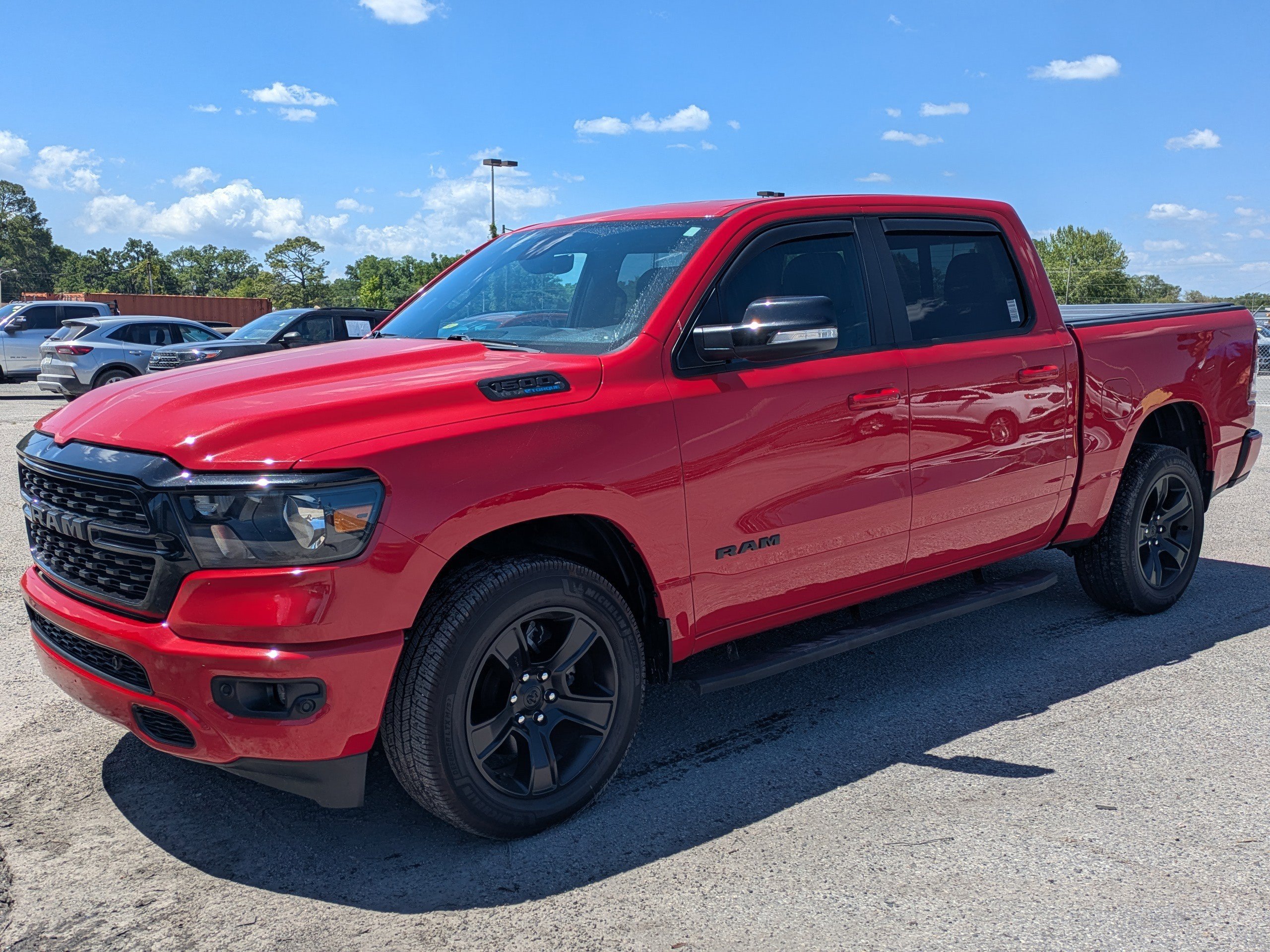 Used 2022 Flame Red Clearcoat Ram Big Horn image 8